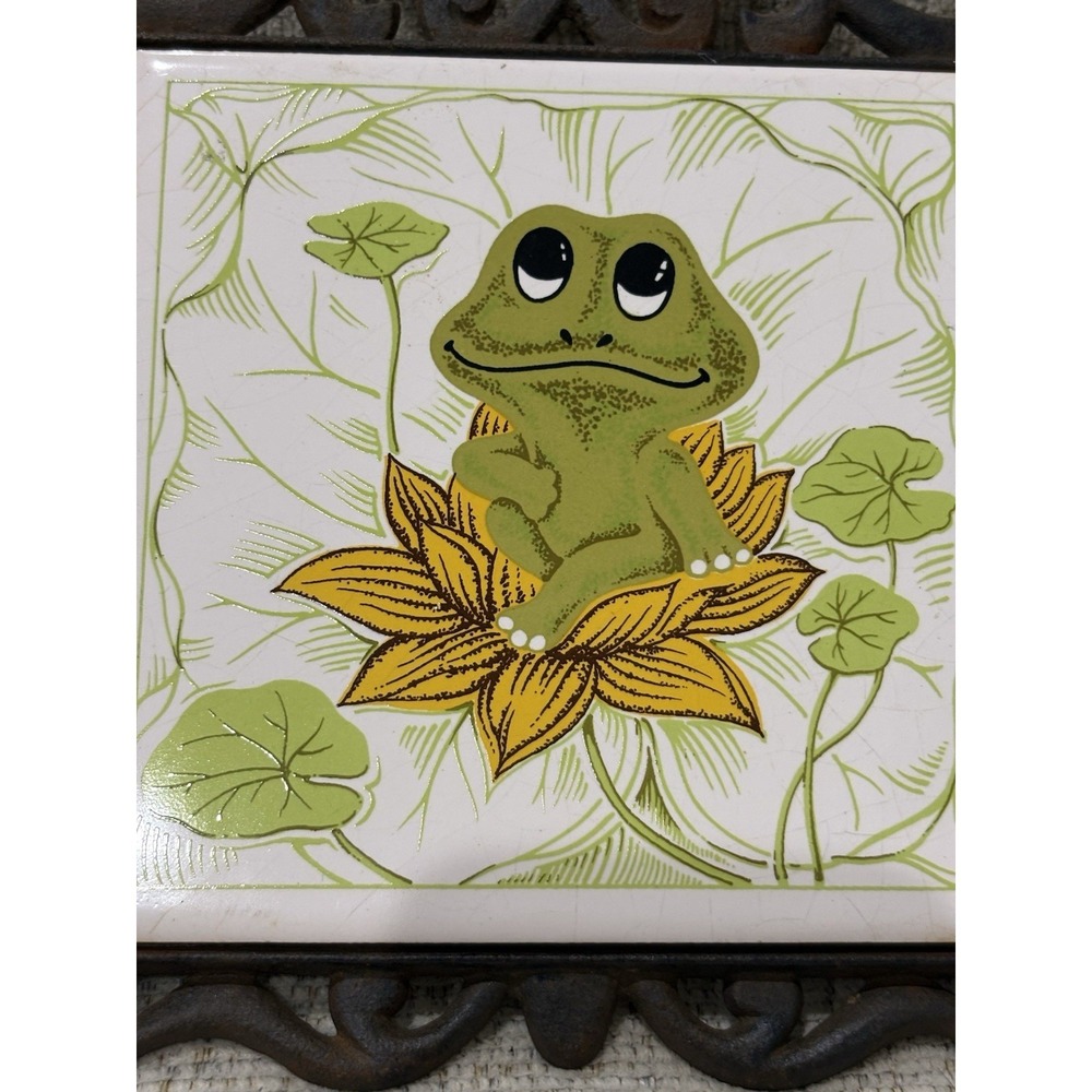 Vintage Frog Trivet From‎ Sears And Roebuck 1978 LOOK AT ALL PHOTOS - Picture 2 of 5